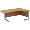Alpha Plus Executive Radial D-End Desk -Cheap Office Desks Store 009839