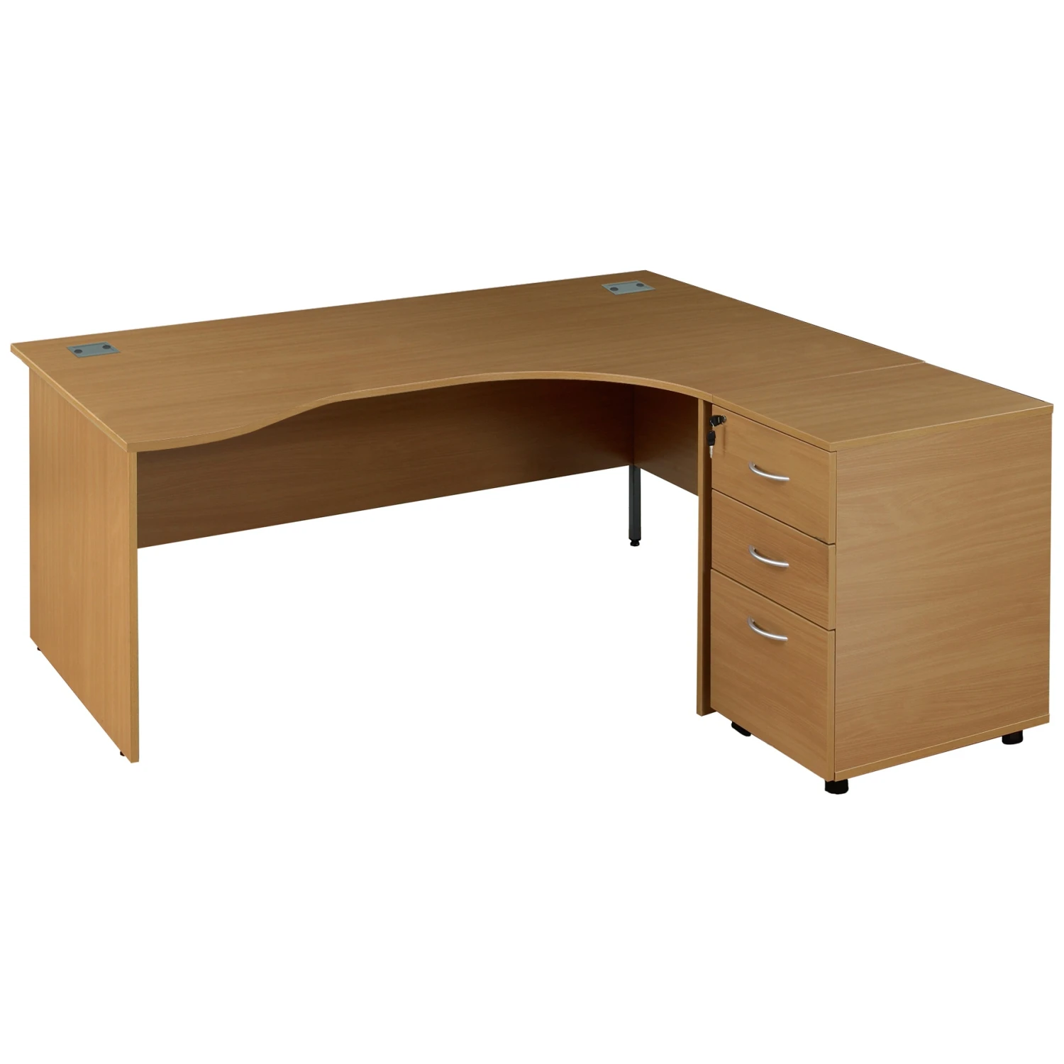 Solar Panel End Ergonomic Desk With Desk High Pedestal 3 Solar Panel End Ergonomic Desk With Desk High Pedestal