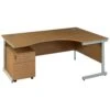 Solar Cantilever Ergonomic Desks With Mobile Pedestal 2 Solar Cantilever Ergonomic Desks With Mobile Pedestal -Cheap Office Desks Store 014038