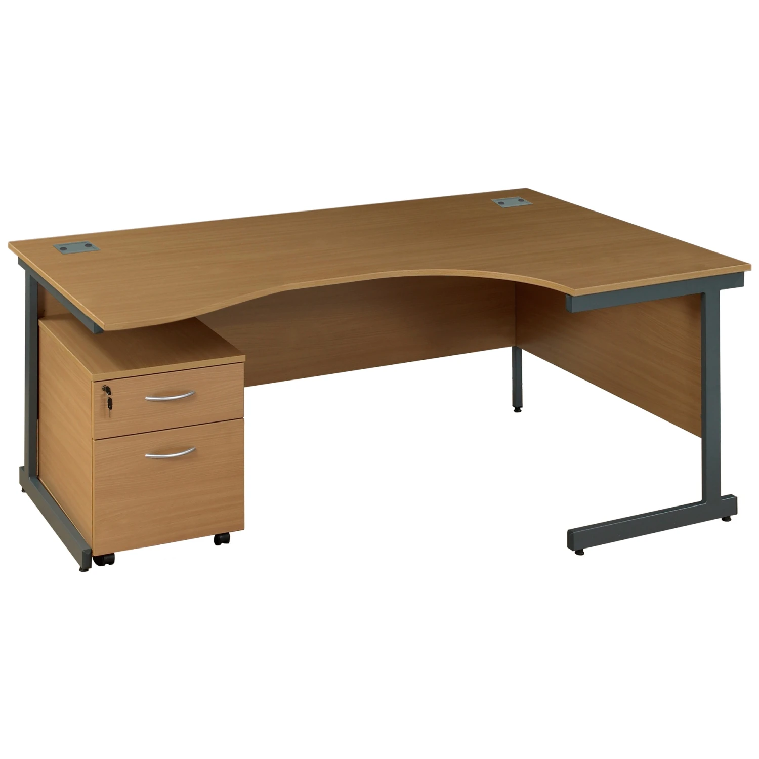 Solar Cantilever Ergonomic Desks With Mobile Pedestal 4 Solar Cantilever Ergonomic Desks With Mobile Pedestal - Image 2
