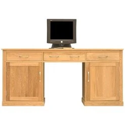 Cavalli Solid Oak Executive Computer Desk -Cheap Office Desks Store 016227