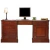 Argento Solid Mahogany Executive Computer Desk -Cheap Office Desks Store 016986