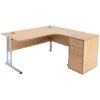 NEXT DAY Direct Ergonomic Desk With Desk High Pedestal -Cheap Office Desks Store 018506