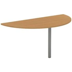 Alpha Plus Semi-Circular Desk Extension