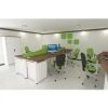 Presence Compact Double Wave Desk -Cheap Office Desks Store 027729