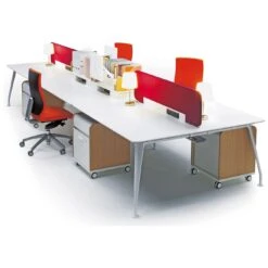 DNA Double Rectangular Bench Desk Extension 13 DNA Double Rectangular Bench Desk Extension -Cheap Office Desks Store 028378