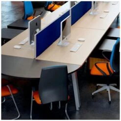 Elite Linnea Double Bench Desk Curved Extension -Cheap Office Desks Store 031883