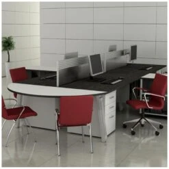 Elite Linnea Double Bench Desk Curved Extension -Cheap Office Desks Store 031885