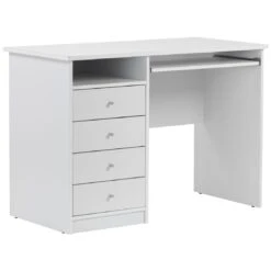Picasa White Home Office Desk -Cheap Office Desks Store 032456