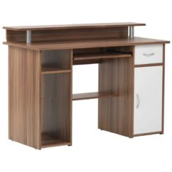 Liberty Computer Desk Walnut -Cheap Office Desks Store 032577