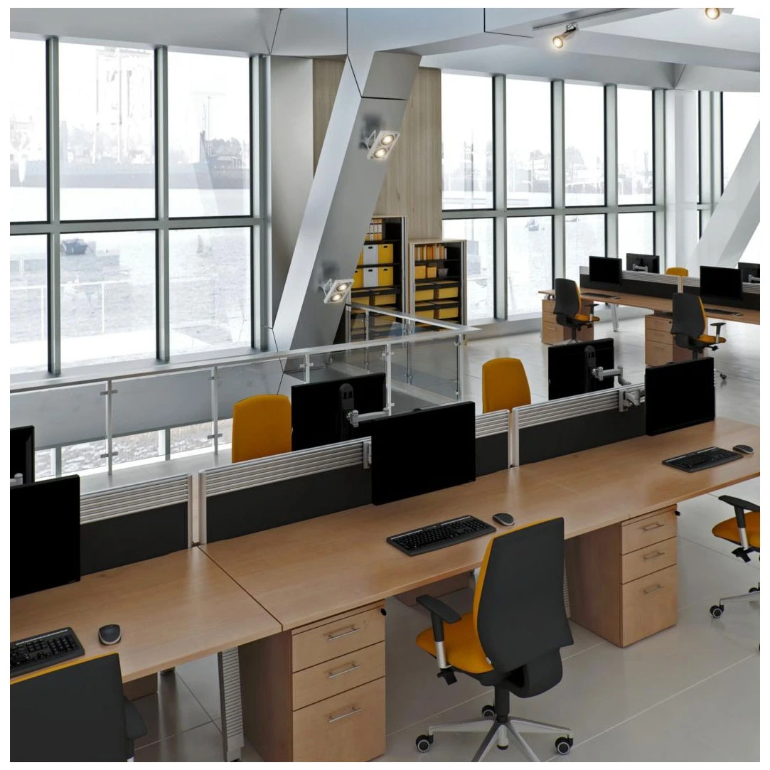 Elite Linnea Double Bench Rectangular Desk Add On 6 Elite Linnea Double Bench Rectangular Desk Add On - Image 4