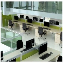 Elite Linnea Compact Double Bench Rectangular Desk Add On 10 Elite Linnea Compact Double Bench Rectangular Desk Add On -Cheap Office Desks Store 033186