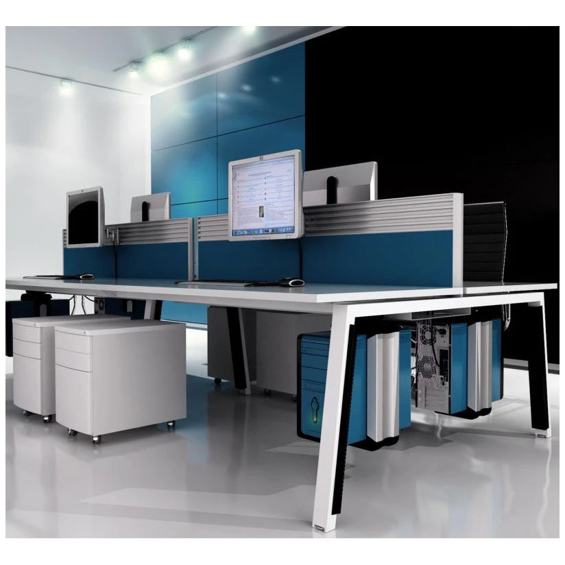 Elite Linnea Compact Double Bench Rectangular Desk Add On 4 Elite Linnea Compact Double Bench Rectangular Desk Add On - Image 2