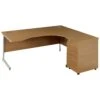 Solar Ergonomic Cantilever Desks With Desk High Pedestal -Cheap Office Desks Store 036717