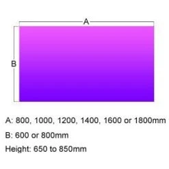 Elite Kassini Height Adjustable Rectangular Desks -Cheap Office Desks Store 038105
