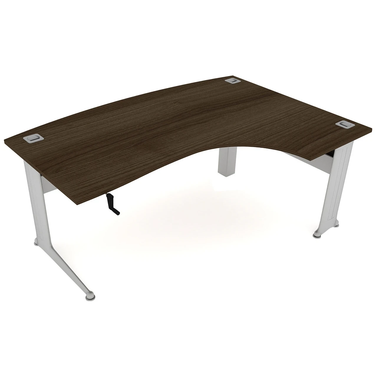 Elite Kassini Height Adjustable Bow Fronted Ergonomic Desks 3 Elite Kassini Height Adjustable Bow Fronted Ergonomic Desks