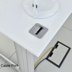 Elite Kassini Height Adjustable Bow Fronted Ergonomic Desks 12 Elite Kassini Height Adjustable Bow Fronted Ergonomic Desks -Cheap Office Desks Store 038329