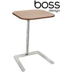 Boss Design Flamingo Chrome Veneer Laptop Table