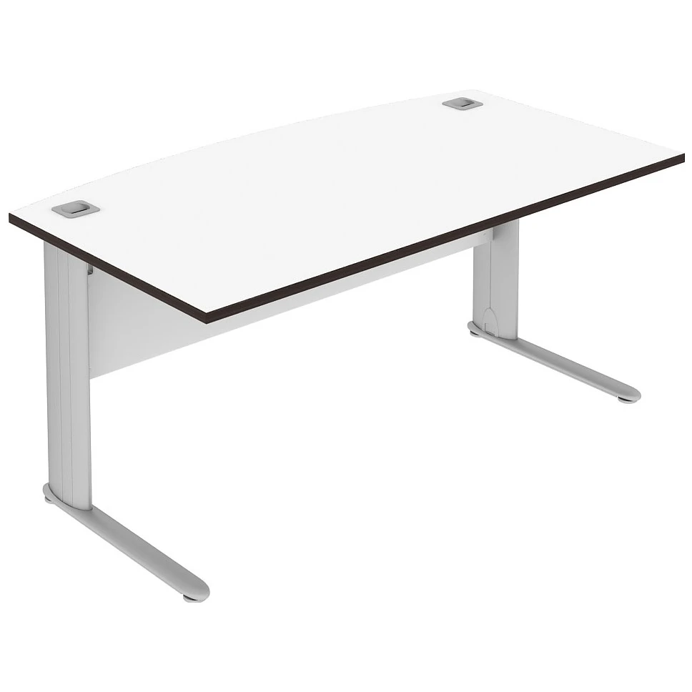 Elite Optima Plus Bow Fronted Rectangular Desks 3 Elite Optima Plus Bow Fronted Rectangular Desks
