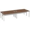 Presence Rectangular Compact Quad Bench -Cheap Office Desks Store 045386