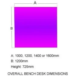 Presence Compact Rectangular Double Bench Desks 7 Presence Compact Rectangular Double Bench Desks -Cheap Office Desks Store 045740