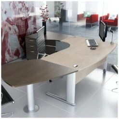 Elite Optima Plus Bow Fronted Ergonomic Desks -Cheap Office Desks Store 046398