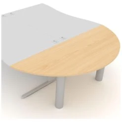 Elite Optima Plus Double Wave Desk Meeting Extensions -Cheap Office Desks Store 047499
