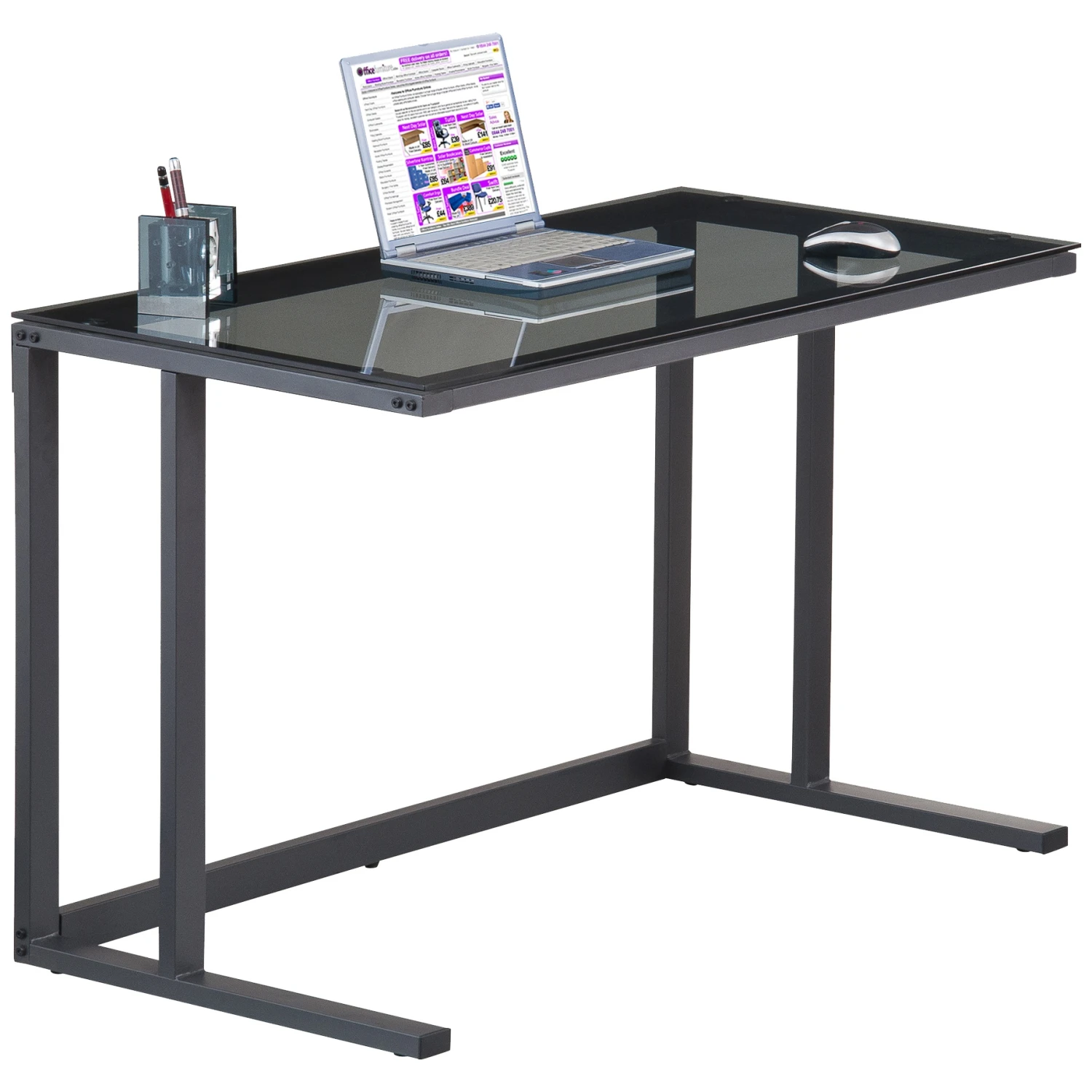 Shift Glass Computer Desk 3 Shift Glass Computer Desk