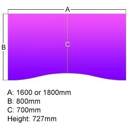 Gresham Script Double Wave Desks 4 Gresham Script Double Wave Desks - Image 2
