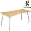 Gresham Script Curved Wave Desks