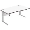 Elite Optima Plus Height Adjustable Single Wave Desks 2 Elite Optima Plus Height Adjustable Single Wave Desks -Cheap Office Desks Store 054034