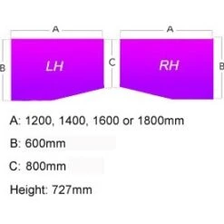 Gresham Script Angled Wave Pedestal Desk 10 Gresham Script Angled Wave Pedestal Desk -Cheap Office Desks Store 061065
