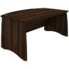 Gresham EX10 Executive Bow Fronted Rectangular Desks -Cheap Office Desks Store 063080