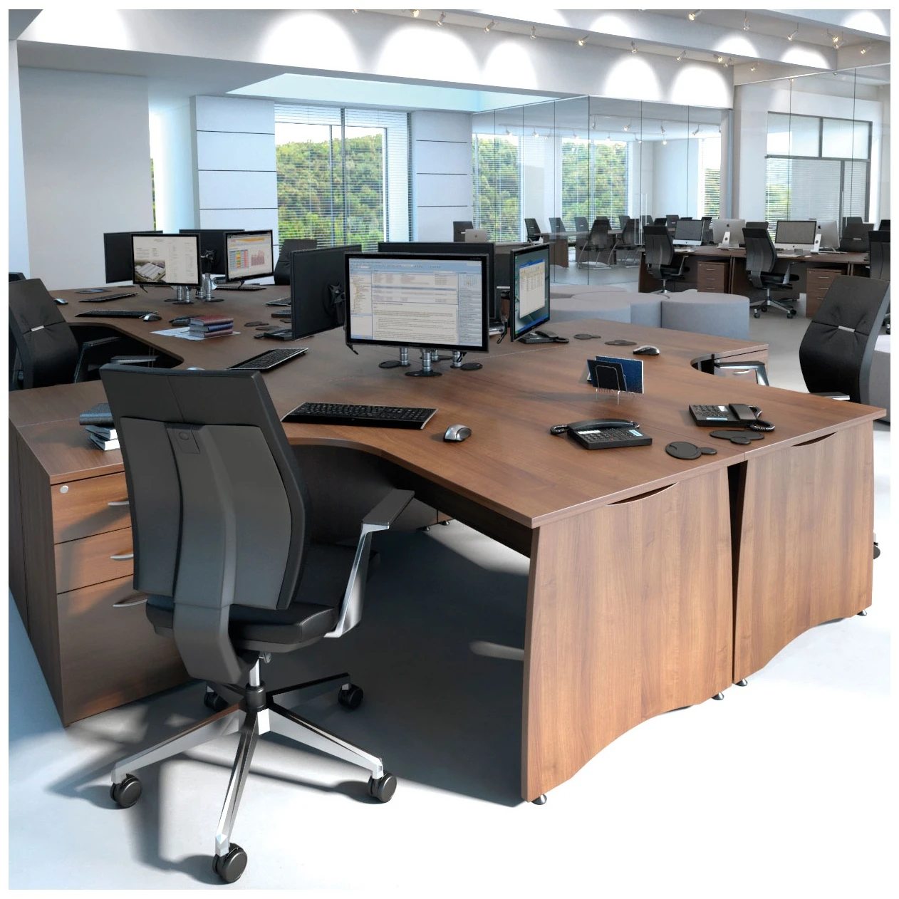 Gresham EX10 Executive Ergonomic Desks 4 Gresham EX10 Executive Ergonomic Desks - Image 2