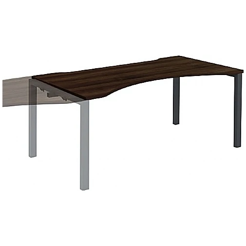 Gresham Mesa Double Wave Single Add On Bench Desks 3 Gresham Mesa Double Wave Single Add On Bench Desks
