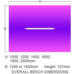 Gresham Mesa Rectangular Double Add On Bench Desks -Cheap Office Desks Store 063310