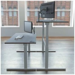 Gresham Rise Sit-Stand Rectangular Desks -Cheap Office Desks Store 064118
