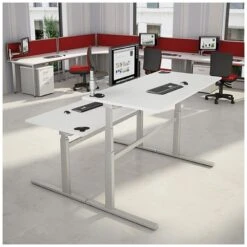 Gresham Rise Sit-Stand Rectangular Desks -Cheap Office Desks Store 064119