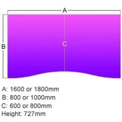 Gresham Bench² Straight Leg Sliding Top Double Wave Starter Desks 8 Gresham Bench² Straight Leg Sliding Top Double Wave Starter Desks -Cheap Office Desks Store 064681