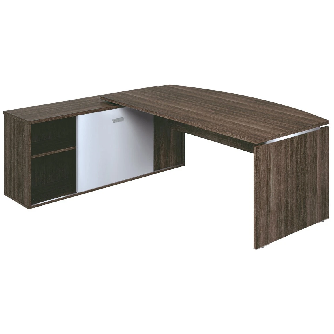 Mokka Executive Curved Desks With Support Return 3 Mokka Executive Curved Desks With Support Return