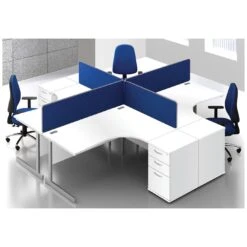 Commerce II Ergonomic Desks With Fixed Pedestal -Cheap Office Desks Store 066958