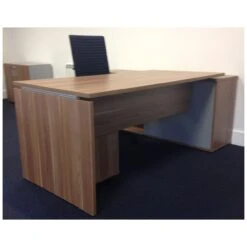Mokka Executive Rectangular Desks With Support Return -Cheap Office Desks Store 067430