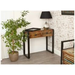 Accrington Reclaimed Wood Console Table -Cheap Office Desks Store 070494