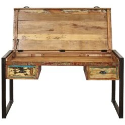 Accrington Reclaimed Wood Computer Desk -Cheap Office Desks Store 070536