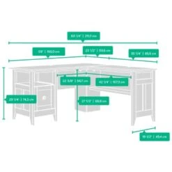 Dover Oak Computer Desk 9 Dover Oak Computer Desk -Cheap Office Desks Store 076090