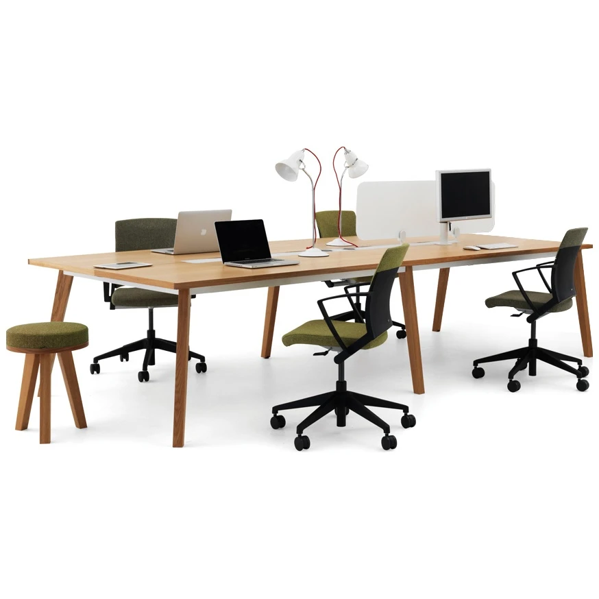 Martin Bench Desks - 4 Person 3 Martin Bench Desks - 4 Person
