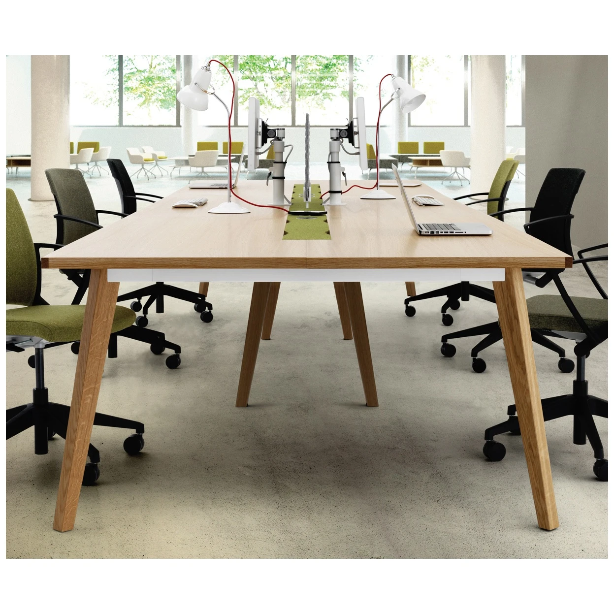 Martin Bench Desks - 6 Person 7 Martin Bench Desks - 6 Person - Image 5