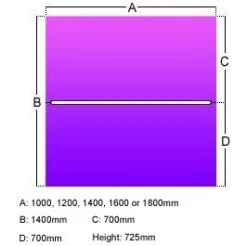 Unity Back To Back Compact Bench Desks -Cheap Office Desks Store 078179