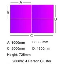 Unity Back To Back Bench Desk Cluster 1 15 Unity Back To Back Bench Desk Cluster 1 -Cheap Office Desks Store 078423