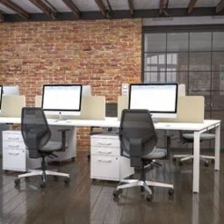Unity Back To Back Bench Desk Cluster 5 -Cheap Office Desks Store 078989